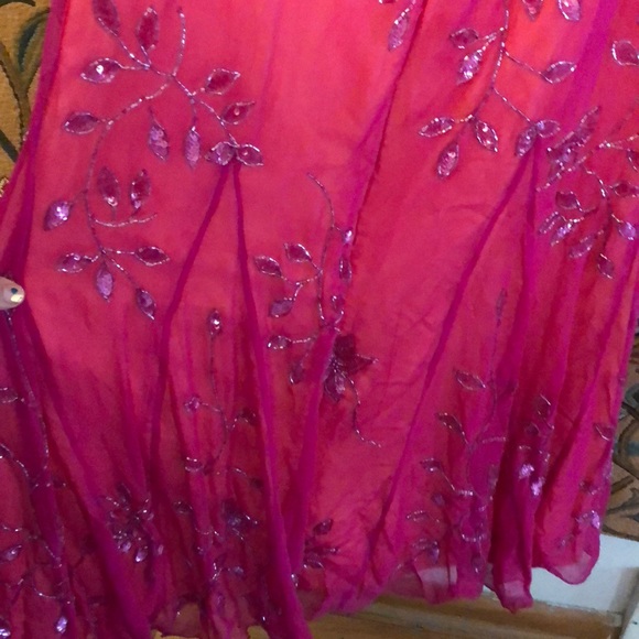 Used prom beaded and sequins mermaid style dress - Picture 5 of 5